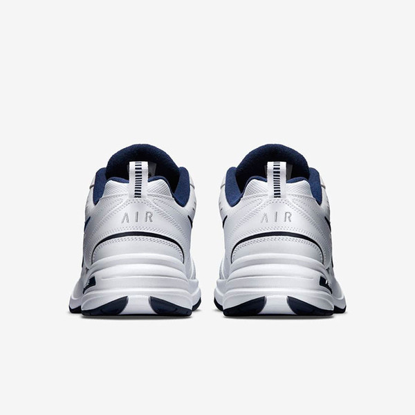 Nike Air Monarch IV 男鞋 多功能 訓練 白 深藍 [415445-102], , large