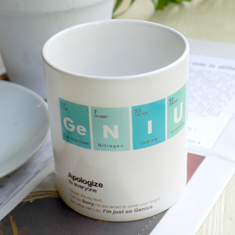 Scientific mug - periodic table &ndash; I Am GeNIUS