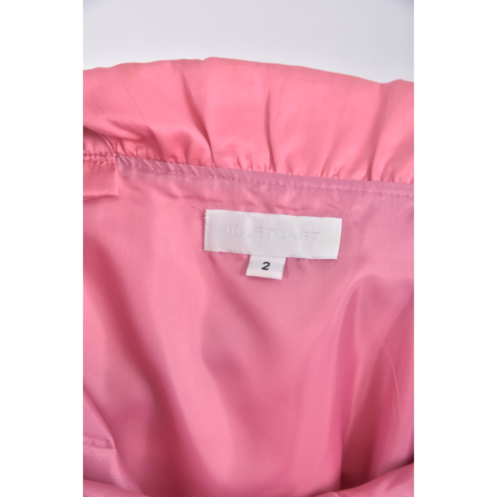 (S) jill stuart質感吊帶花邊粉色洋裝二手衣, , large