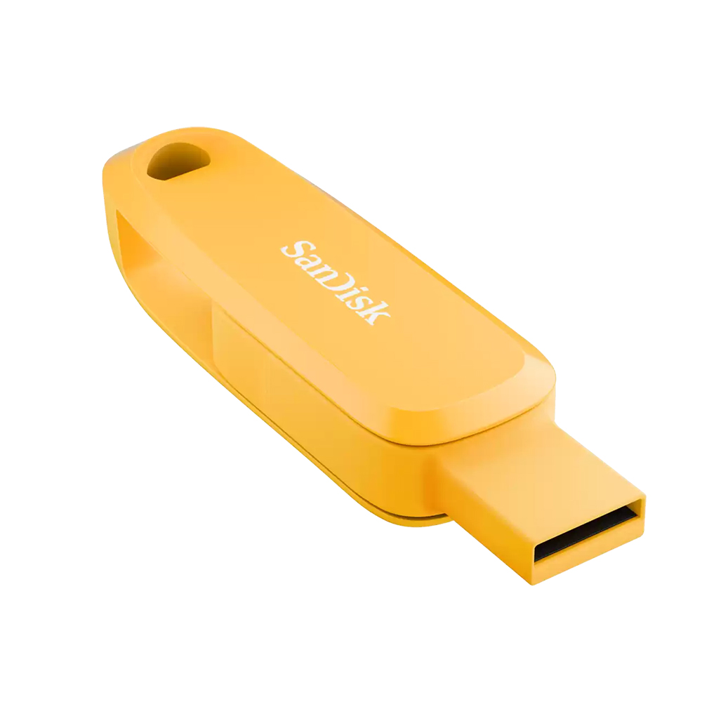 【SanDisk】Phone Drive DDC6 黃色 32G TYPE-C USB 3.2 雙用 OTG 旋轉隨身碟 讀取速度 100MB/s, , large