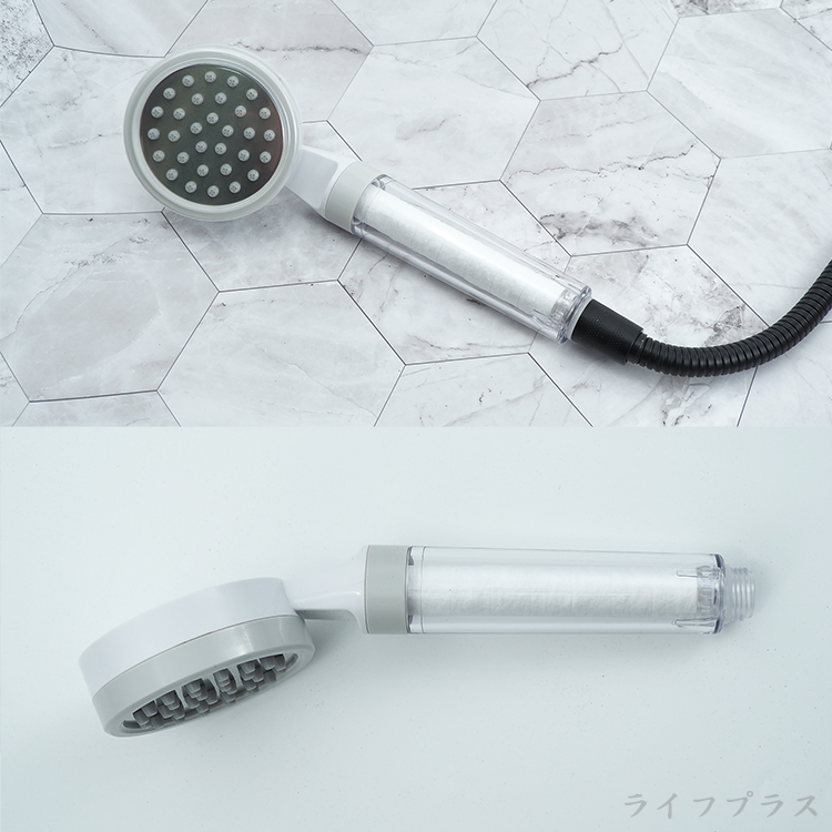 水電大叔/過濾微米蓮蓬頭x1支+替換濾芯-2入X2組, , large
