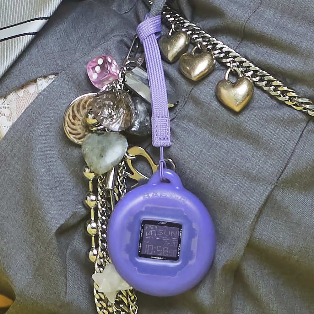 CASIO 卡西歐 BABY-G 30週年 手錶和錶殼吊飾套組  女錶 BGD-10K-2【加贈庫洛米保護套】, , large