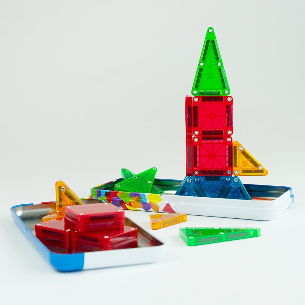 Magna-Tiles 迷你磁力積木-26片旅行套組, , large