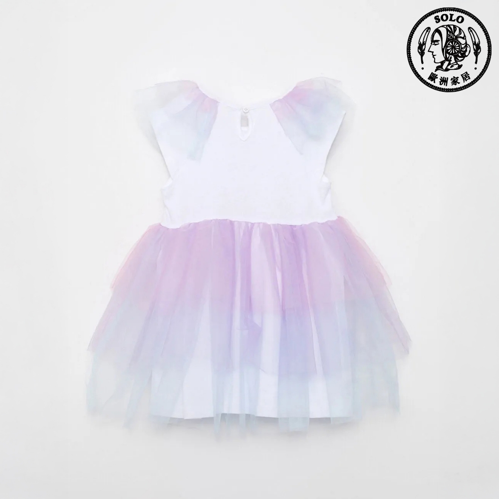 【SOLO Vintage】LCW Girls Unicorn One-piece Dress with Hairband Made in Turkey 4-5y, , large