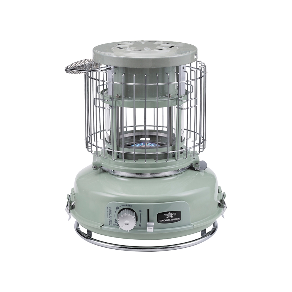 【可易家電】日本千石阿拉丁卡式瓦斯暖爐(玻璃觀賞版) SAG-BF03B (古典綠), , large