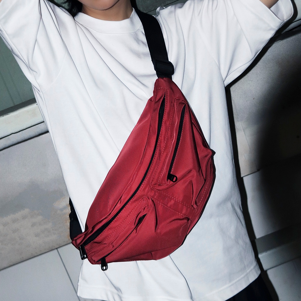 【YUNJOIN】EffoEaseQuick-access double-pocket crossbody bag, , large