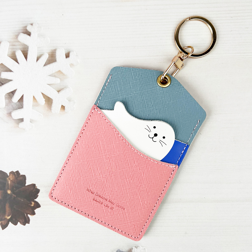 動物卡套【多款可選】 卡套 悠遊卡套 證件卡片套 動物證件卡套 多層卡套 證件套 卡片夾 證件夾 車票卡套 出入證件夾 鑰匙扣卡套, , large