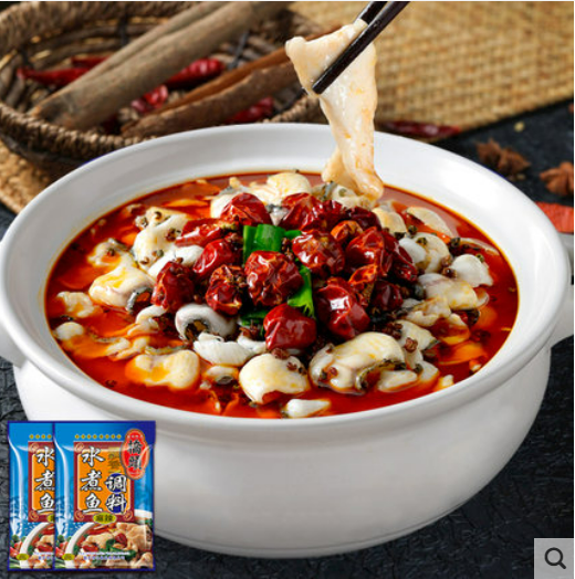 橋頭水煮魚調料 麻辣 200g（不含魚）, , large