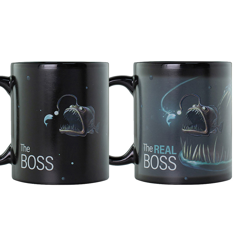 Temperature sensitive mug - Anglerfish, , large