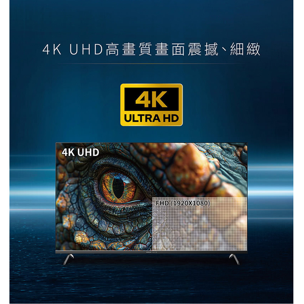 SANLUX Taiwan Sanyo 50-inch 4K Smart Network LCD Monitor without Set-Top Box SMT-50FG3, , large