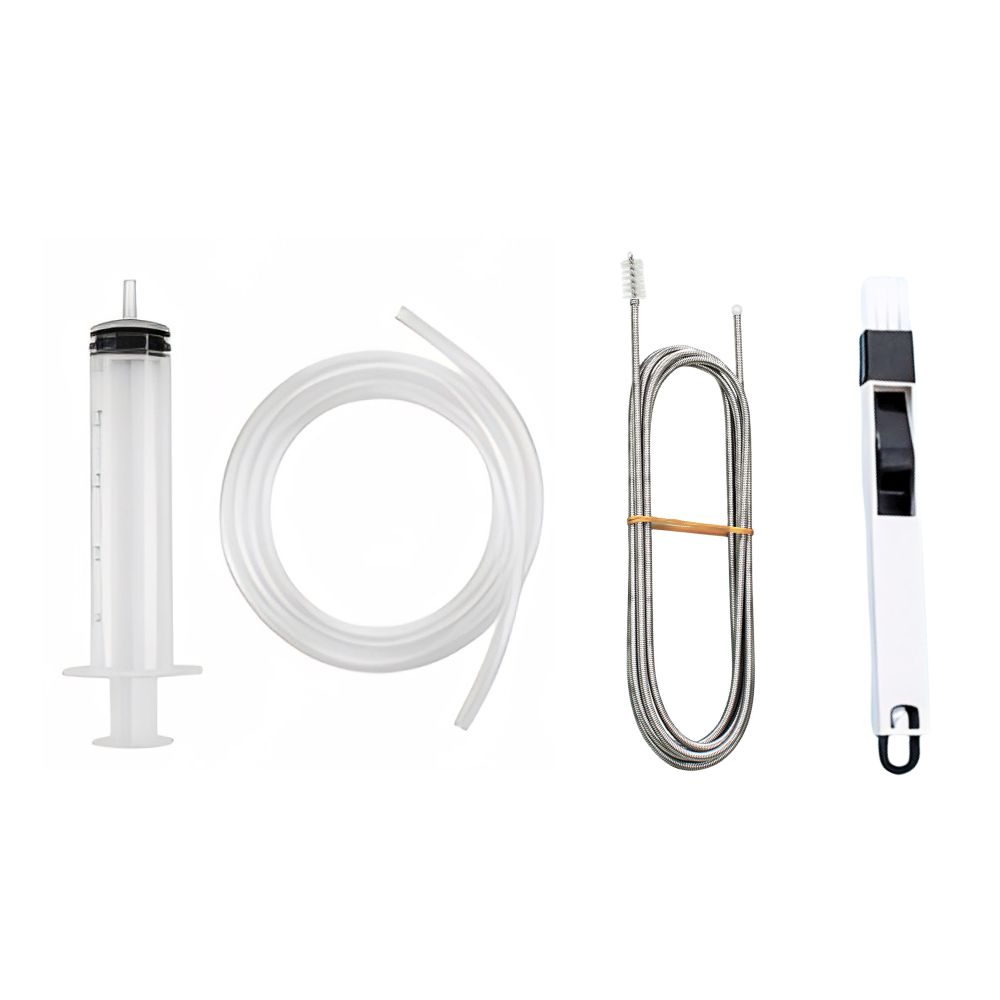 Air conditioner drain pipe cleaner / 2.2m double-head + sink brush + cleaning tube, , large