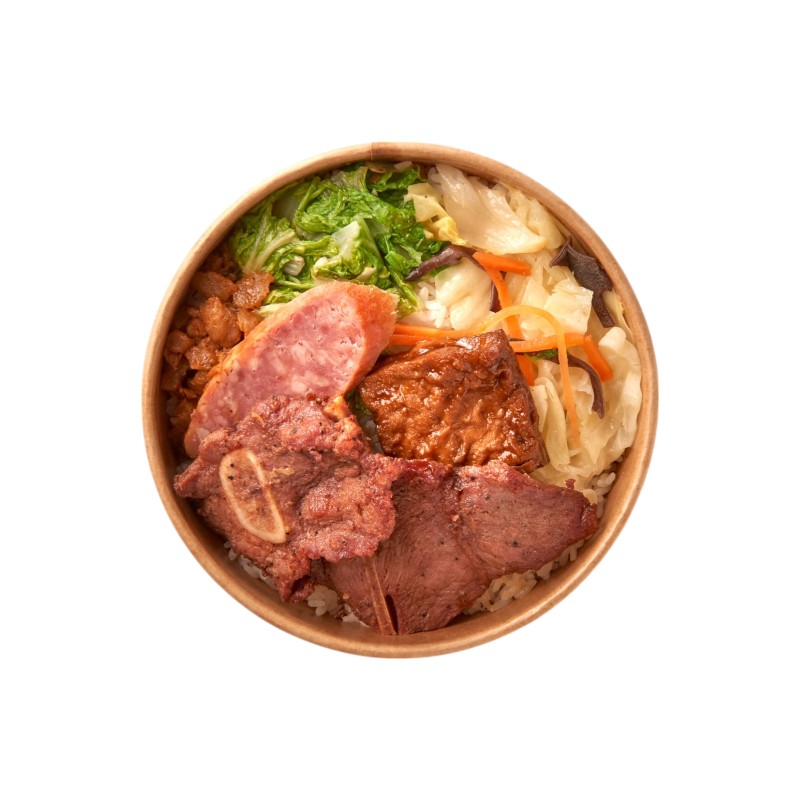 Lunch Box - Pan Frie Seared Pork Rib, , large