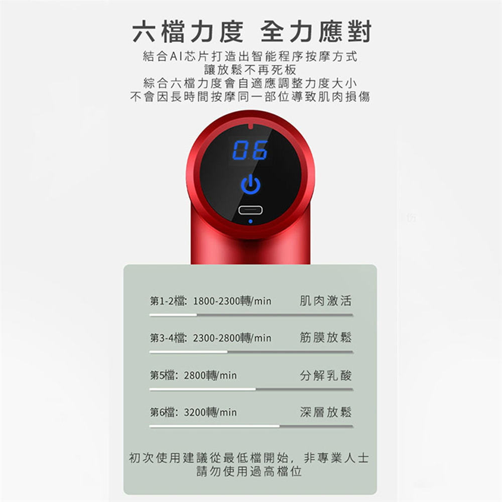 MINI 輕量型便攜隨身震動式筋膜槍, , large