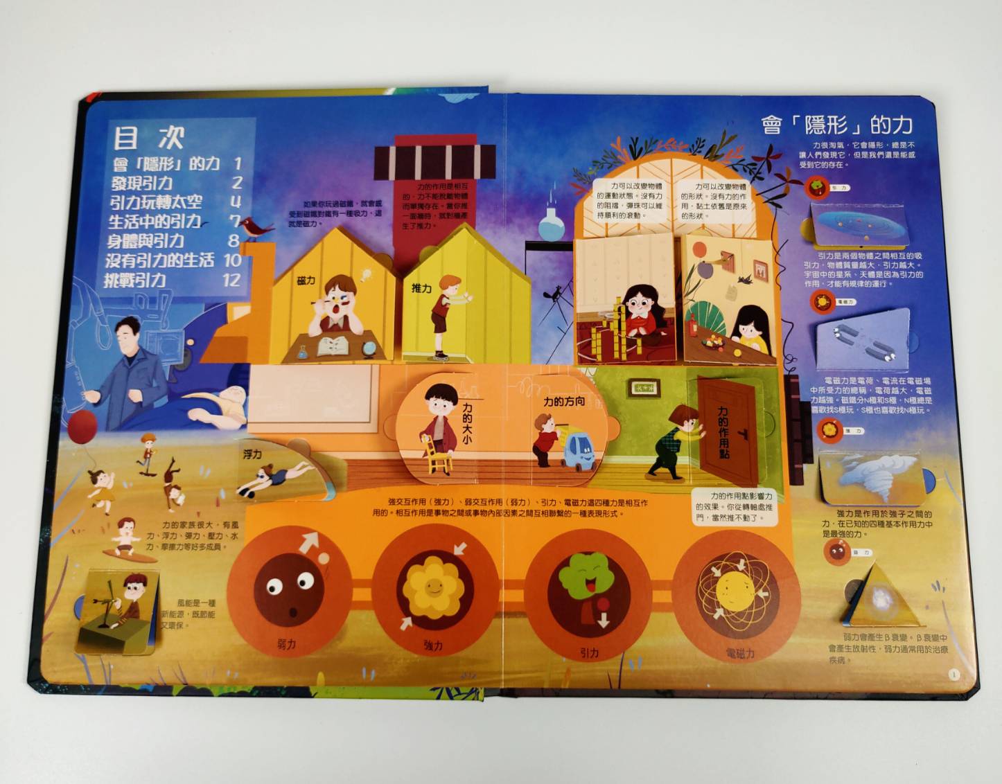 《南門書局》趣味科學知識揭祕翻翻書~揭祕引力, , large