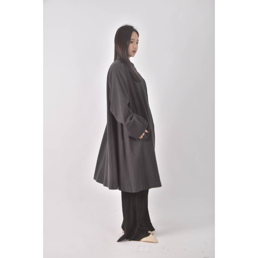 (S) robert noble義大利品牌斜釦綠色外套二手衣, , large