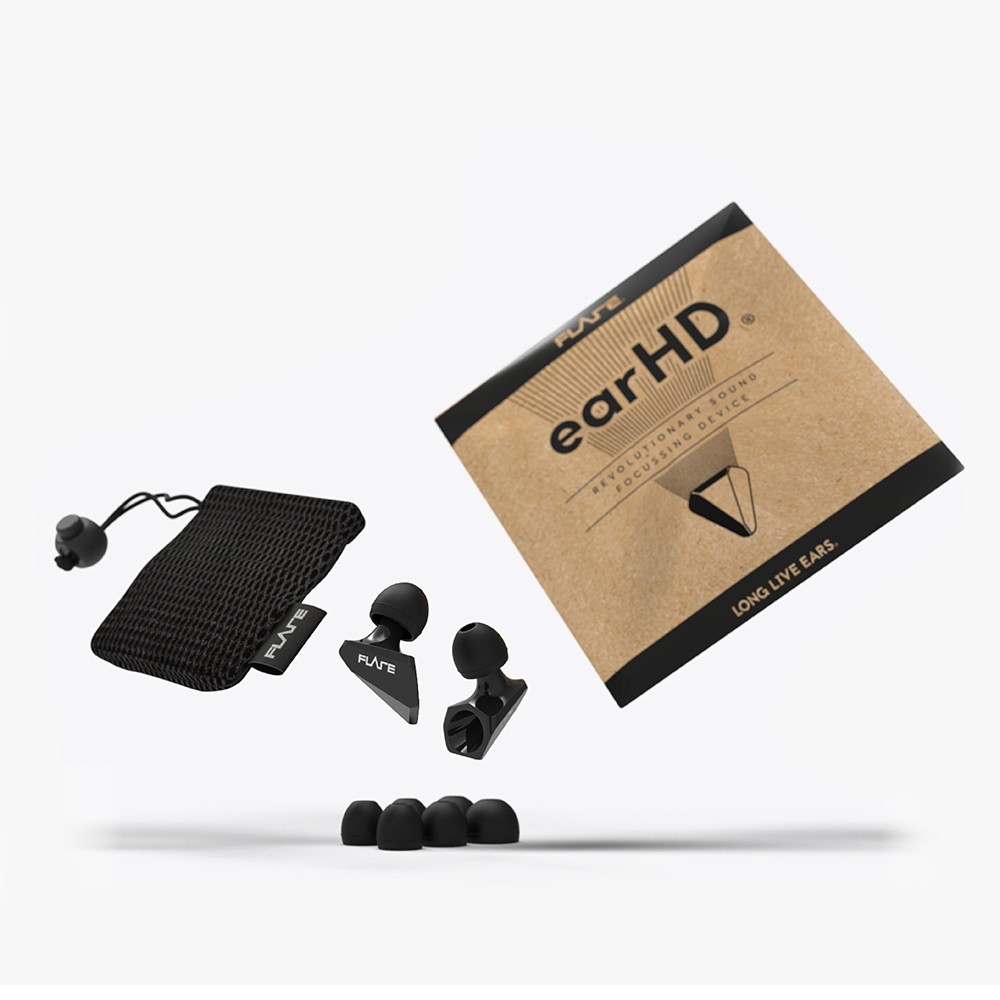 Flare earHD 90 被動式聽力裝置 酷炫黑色款【敦煌樂器】, , large