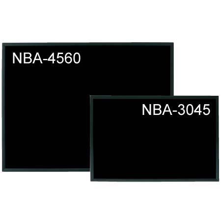 【COX 三燕】窄版 膠框 鏡面 磁性 展示黑板 30x45x1cm /個 NBA-3045, , large