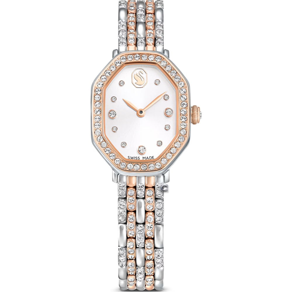 SWAROVSKI 施華洛世奇 Dextera Octagon 永恆優雅璀璨腕錶-32x23mm 5715521, , large