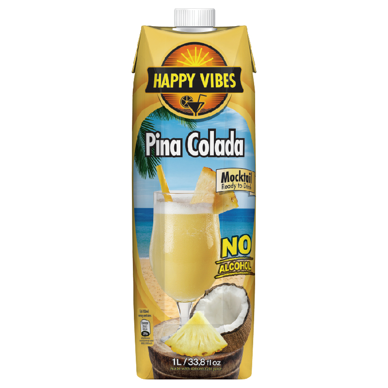 HAPPY VIBES PINA COLADA MOCKTAIL 1000ml, , large