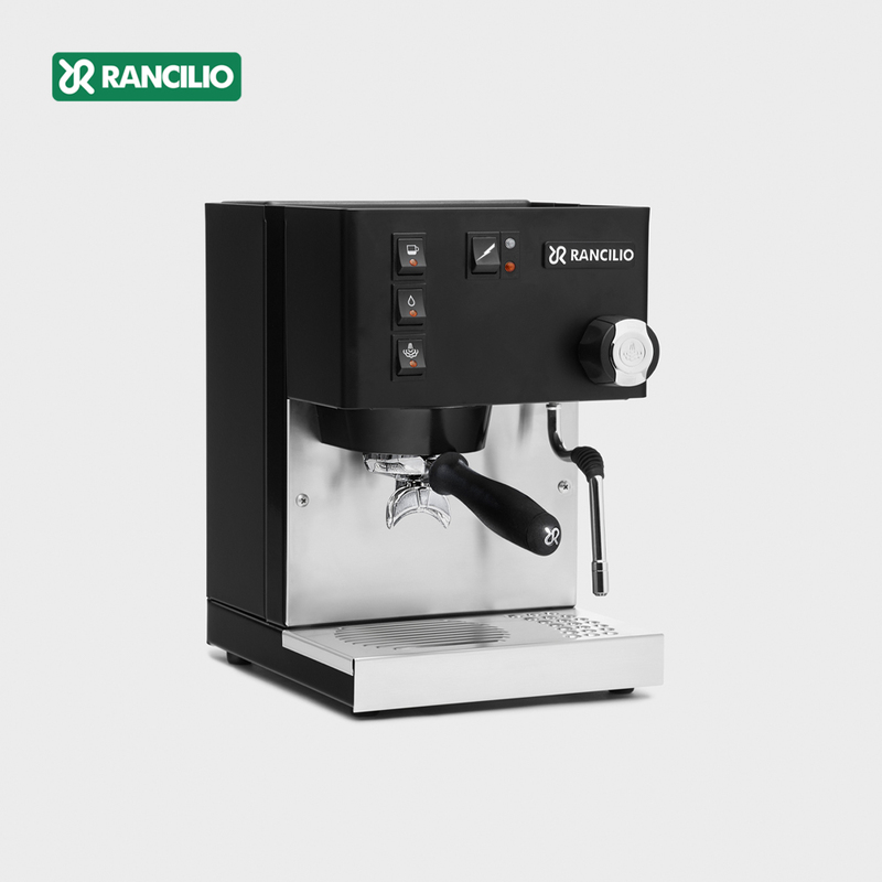 【Rancilio 藍奇里奧】Silvia 單鍋爐單孔 家用半自動咖啡機（消光黑）｜義式咖啡機, , large
