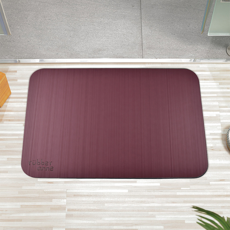 【Monster】 Soft Diatomaceous Earth Absorbent Mat – Silk Texture (60x40cm) – Grape Purple, , large