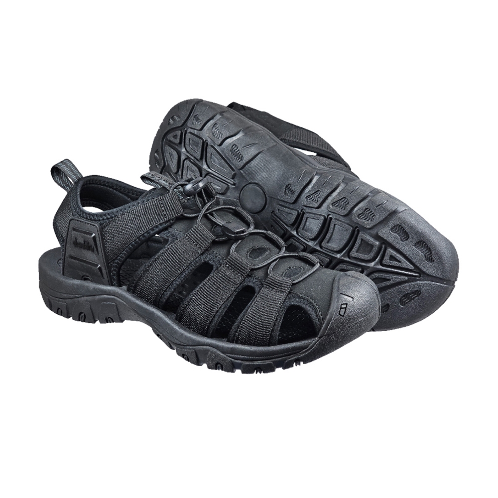 DIADORA迪亞多那 探險者兩棲涼鞋 男鞋 簡約 素色 水陸兩用 好穿脫 彈性 減震 吸衝 耐磨 耐用 止滑 綠 黑, , large