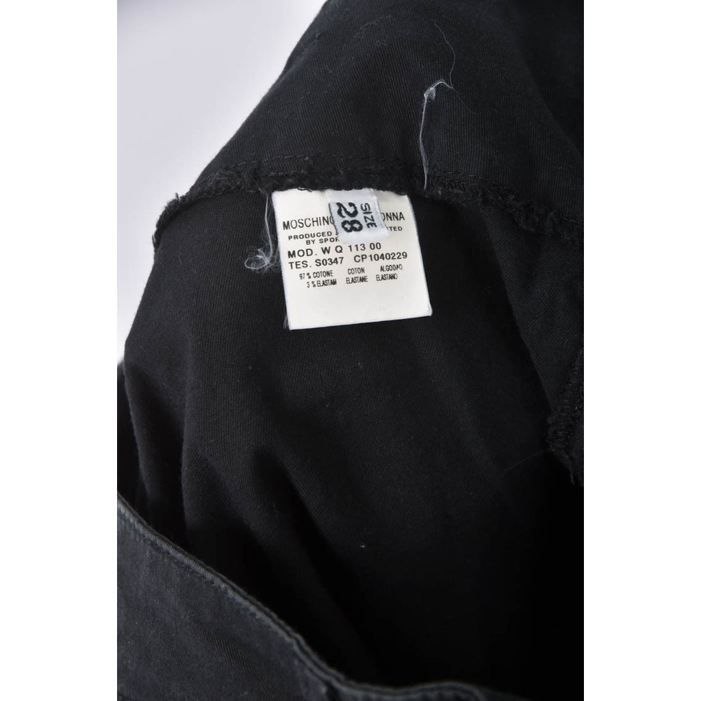 (XL) moschino高腰高腰黑色長褲二手衣, , large