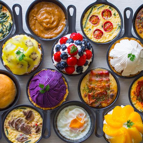 9cm Iron One-Handed Baking Pan (Single), , large