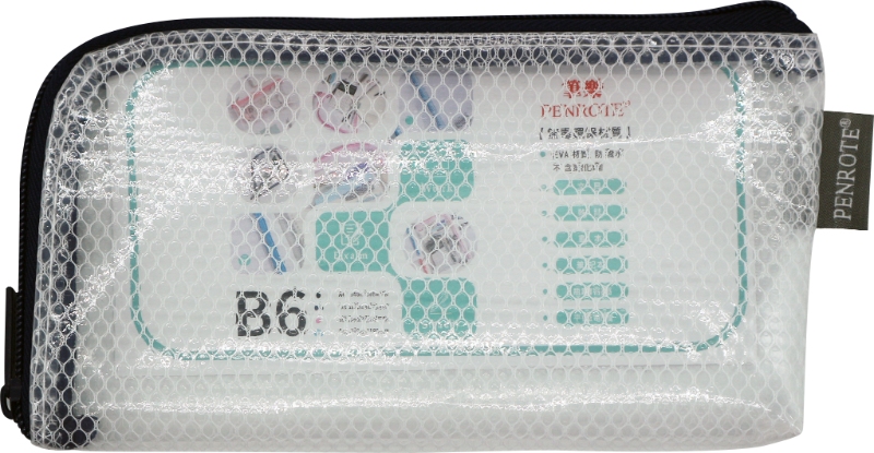 B6 EVA L-Shaped Eco Mesh Storage Bag &ndash; Navy, , large