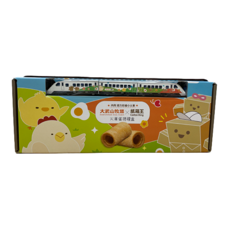 大武山牧場 x 紙箱王火車蛋捲禮盒, , large