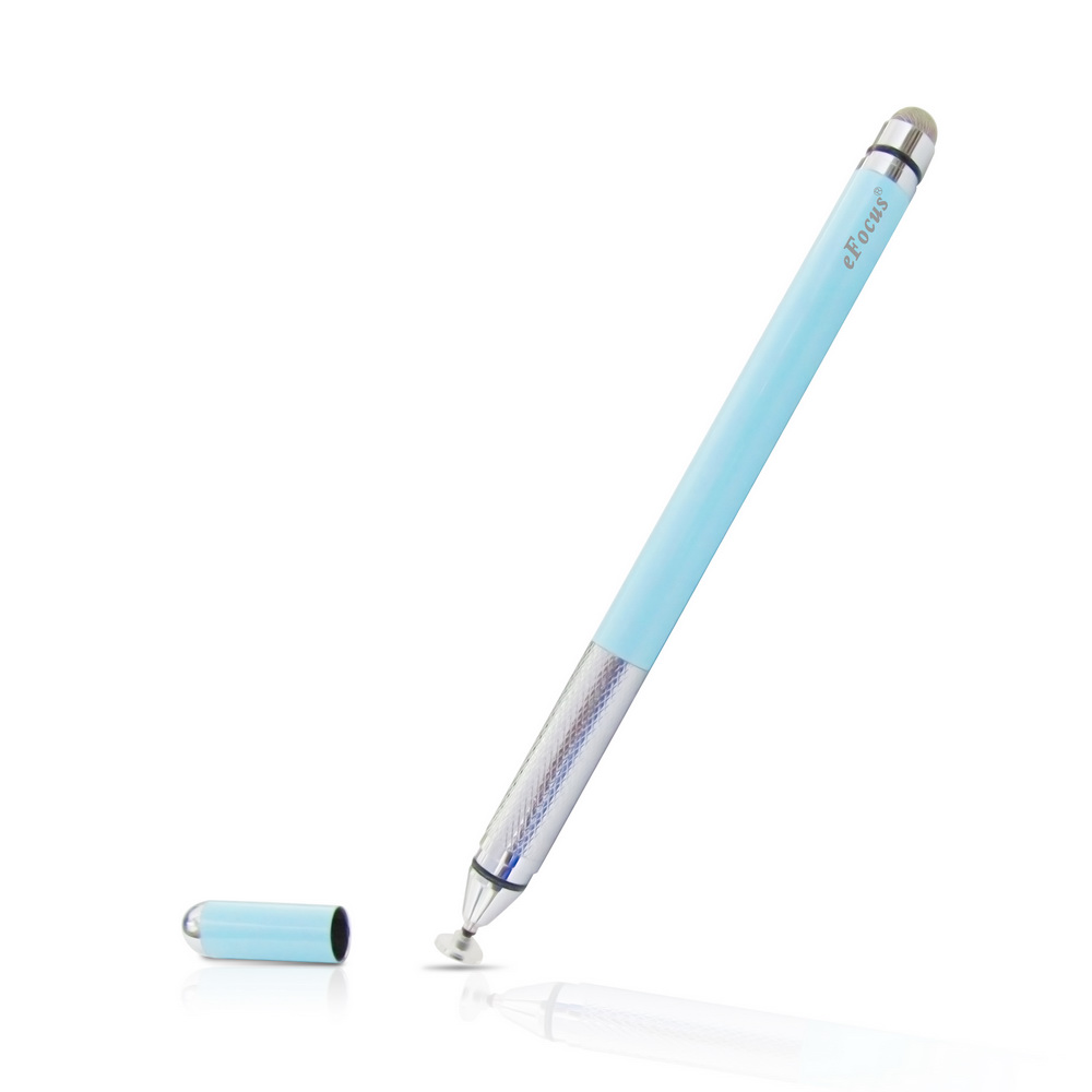 [eFocusLight Blue]DP22Dual-Head Disc Mesh Fine Stylus Pen, 淺藍, large