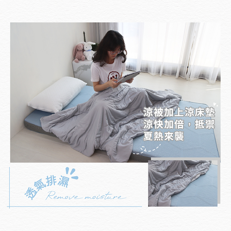 ［熊棉］冰紗涼感記憶床｜3.5尺｜, , large