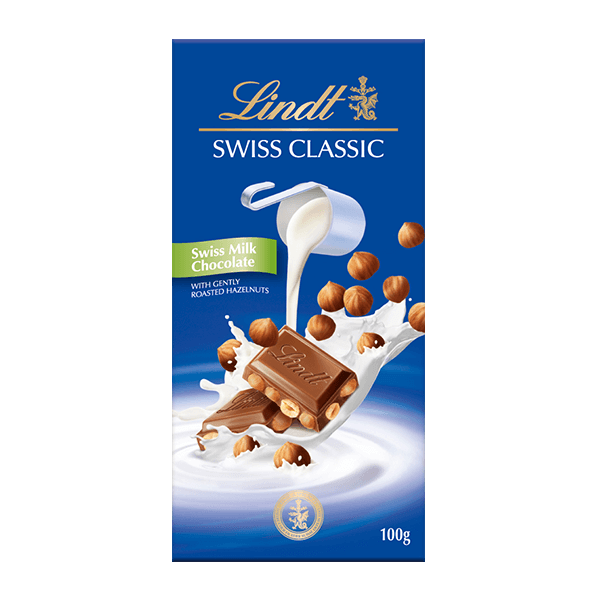 瑞士蓮經典榛果牛奶巧克力片, , large