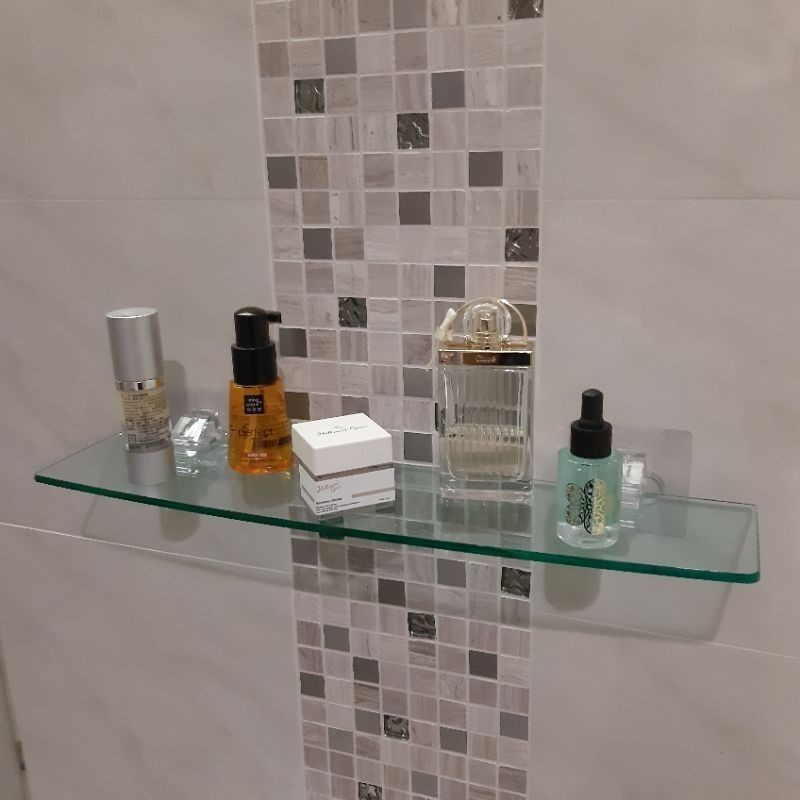 [Beargood sticker] Long Acrylic Wall Shelf, , large