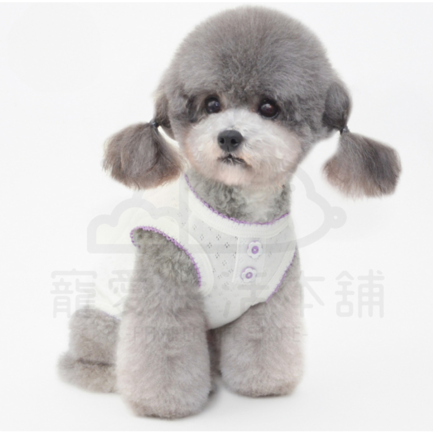 【寵愛生活本舖】寵物夏季薄款打底白色背心 寵物衣服 棉背心 寵物防曬, , large