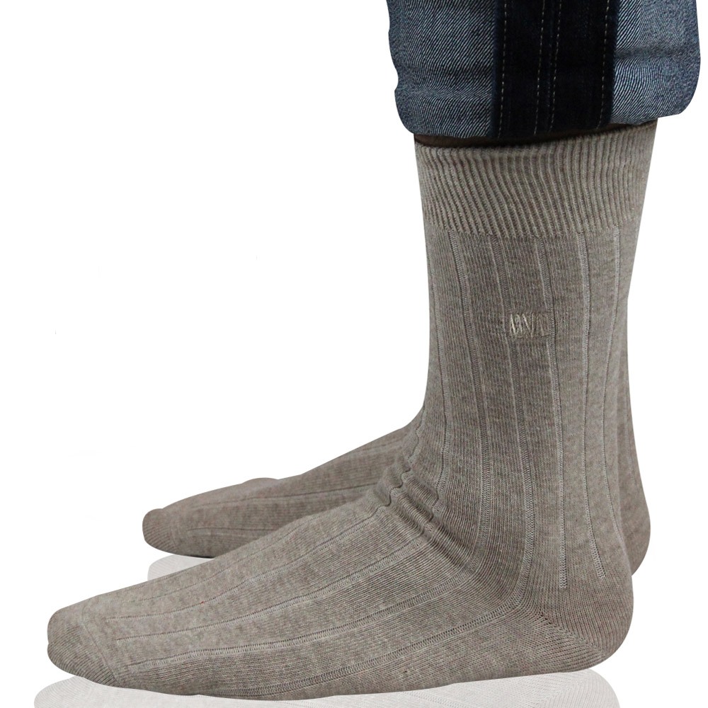 【BVD】素面直條男休閒襪-BN407 男襪 長襪 休閒襪, , large