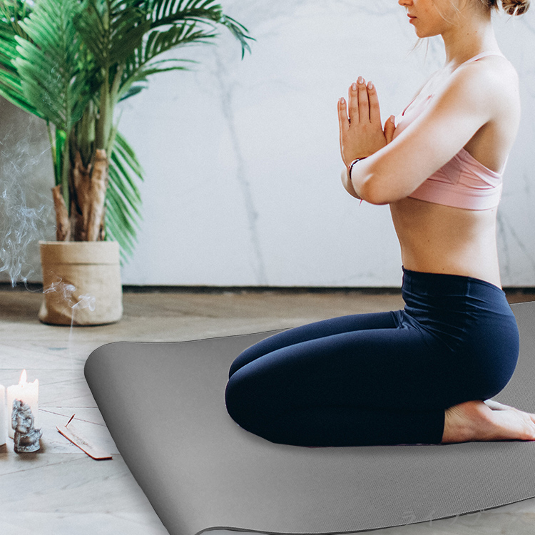 格紋素色瑜珈墊-61x173cm-2入, , large