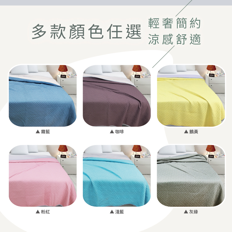 【多利寶寢具】Victoria_輕奢簡約風涼感絲加大夏涼被/冷氣被-隨機出貨, , large