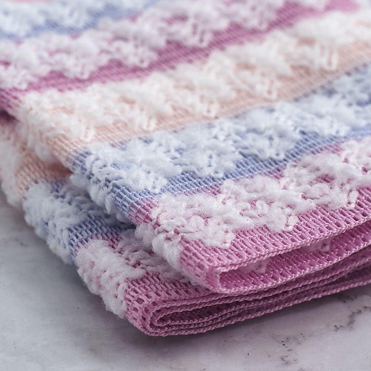 日本進口立體環狀花紋沐浴巾-20x100cm-6條, , large