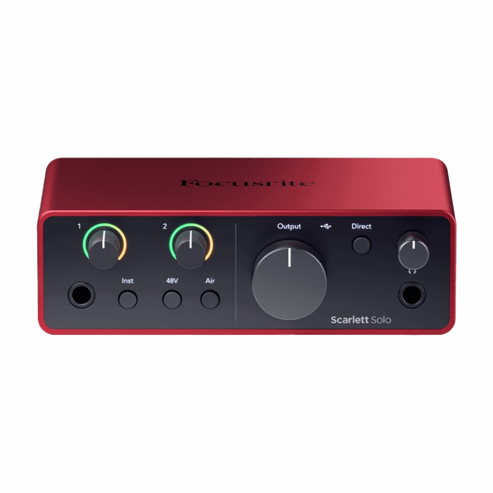 Focusrite Scarlett Solo 錄音介面 第四代 【敦煌樂器】, , large