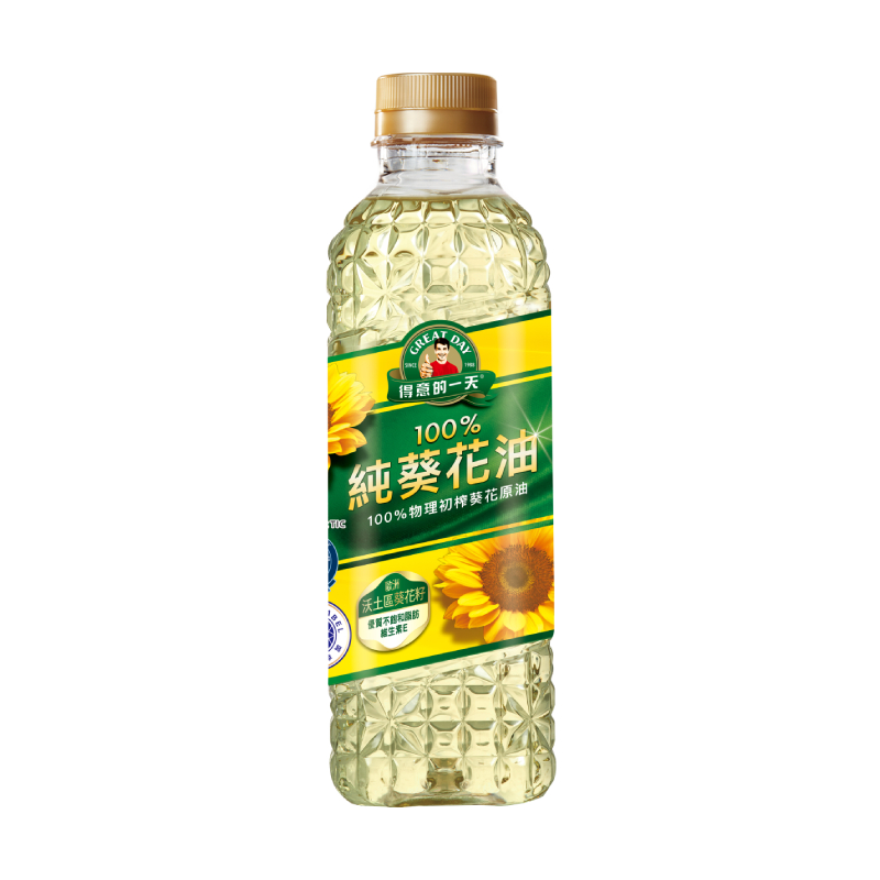 得意的一天100％葵花油1L, , large