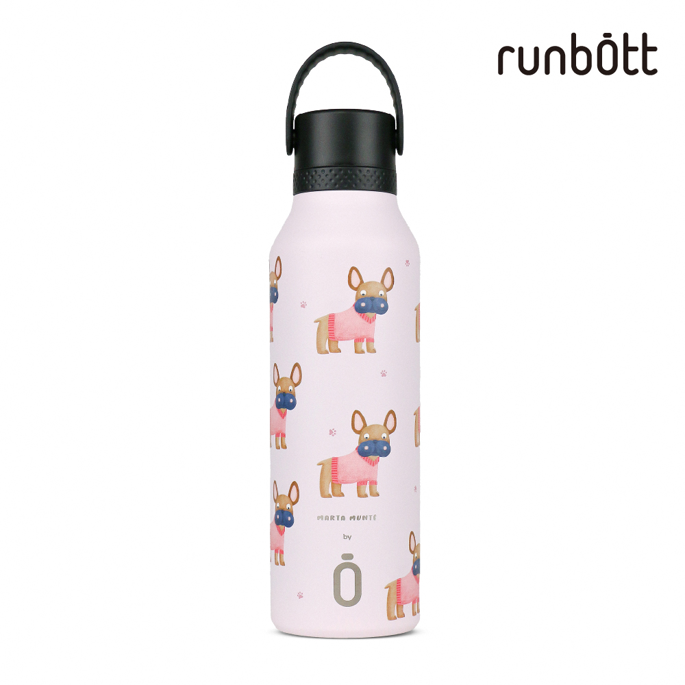 【runbott】Mii 輕量陶瓷保溫瓶600ml_鬥牛犬_贈圓筒包裝盒, , large