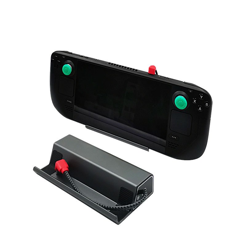 iPlay Steam Deck Charging Dock supports 45W fast charging and comes with a braided charging cable. It's compact, has excellent heat dissipation, and features a metallic finish and non-slip design. Available now., , large
