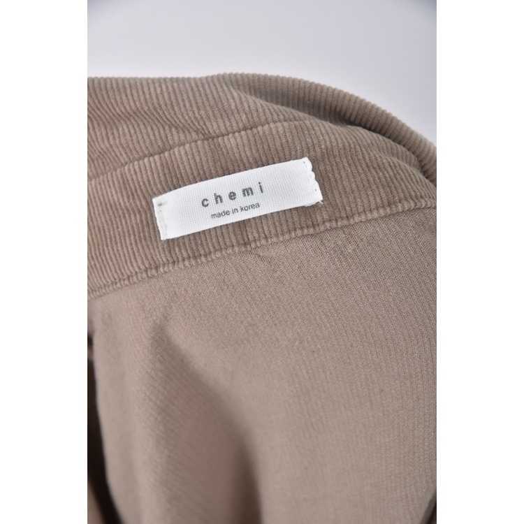 (XL) chemi韓牌排扣綠色長袖上衣二手衣, , large