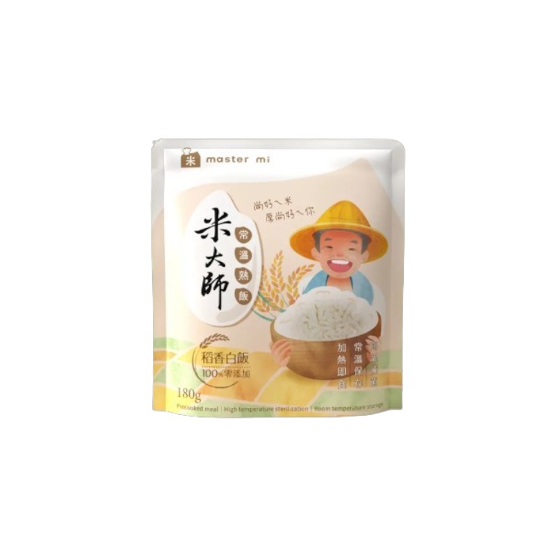 米大師 常溫熟飯 稻香白飯180g, , large