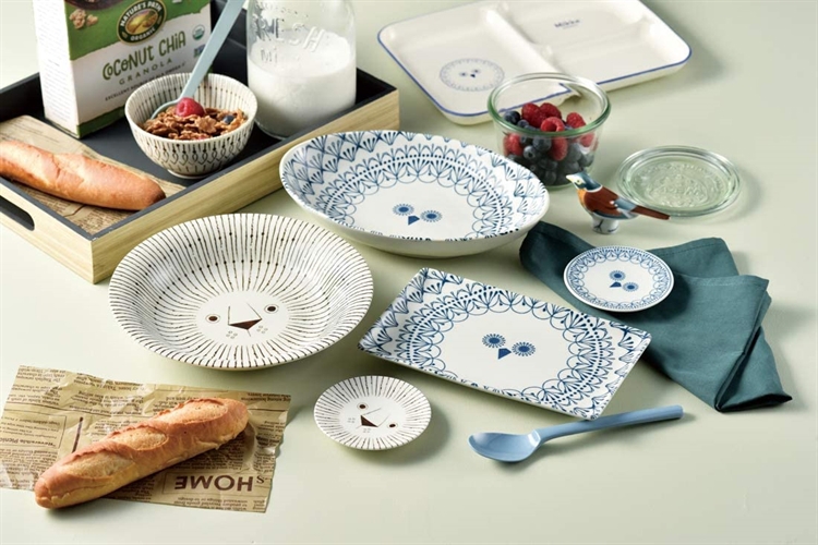 Mikke square plate-Lion, , large