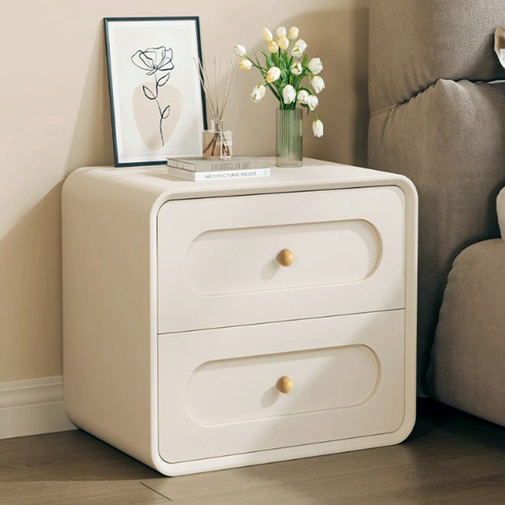 AOTTO免組裝北歐風簡約雙抽床頭櫃(FT-009), , large