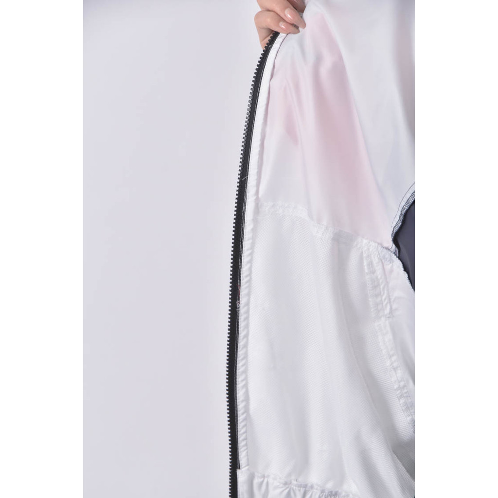 (XL) reebok運動連帽白色外套二手衣, , large