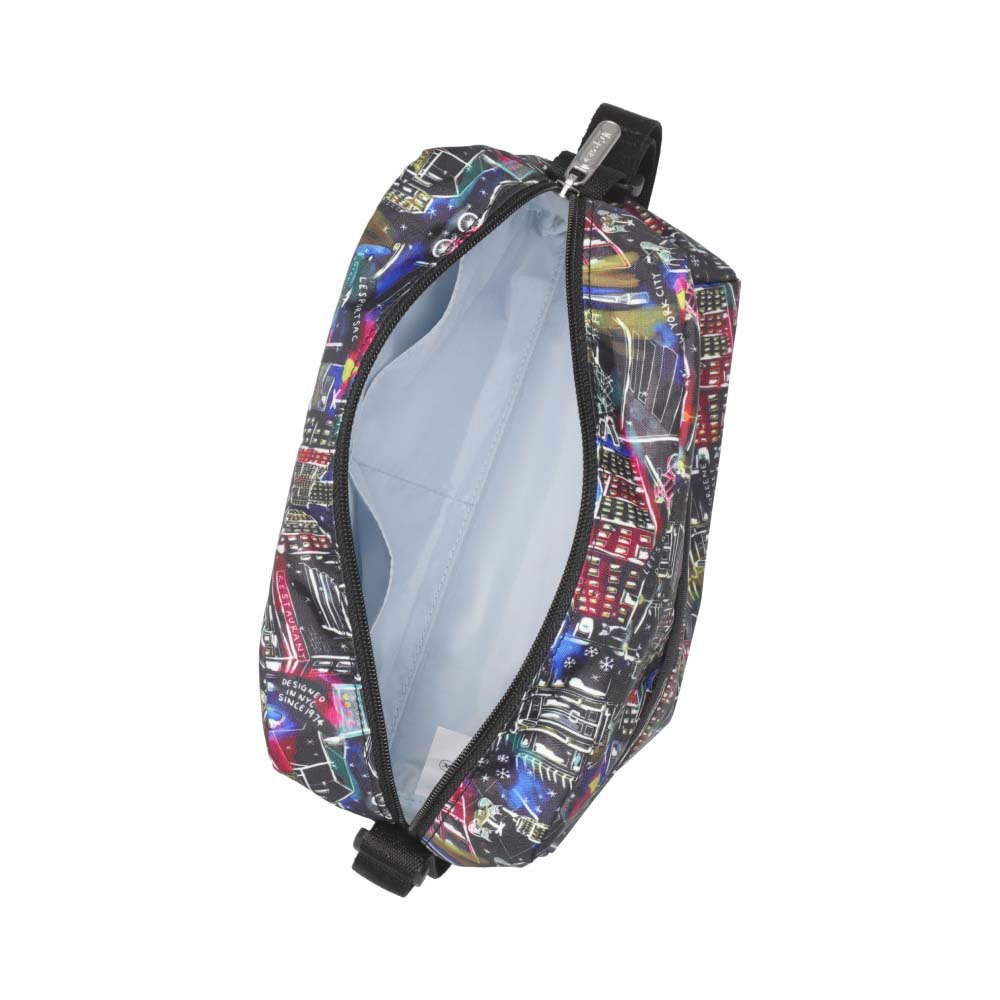 |快速出貨|Lesportsac Daniella Crossbody 都會時尚拉鍊側背包斜背包/ 冬日紐約夜景, , large