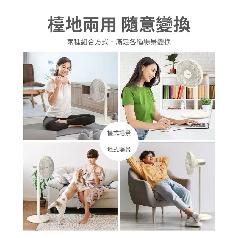 【Leo手機周邊專賣店】  PHILIPS飛利浦 窄邊框時尚美型風扇 / ACR2142SF/ 米白色, , large